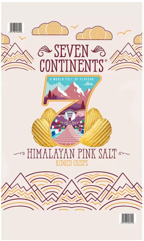 Seven Continents Himalayan Pink Salt Crisps, 900g